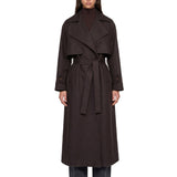Trench Margherita in marrone 