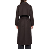 Trench Margherita in marrone 