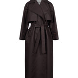 Trench Margherita in marrone 