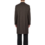 Cappotto doppiopetto Martinafranca in marrone 