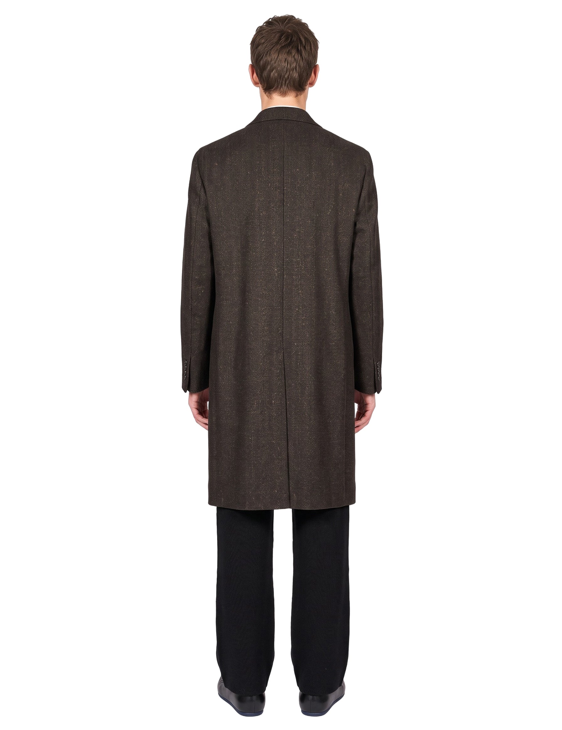 Cappotto doppiopetto Martinafranca in marrone 