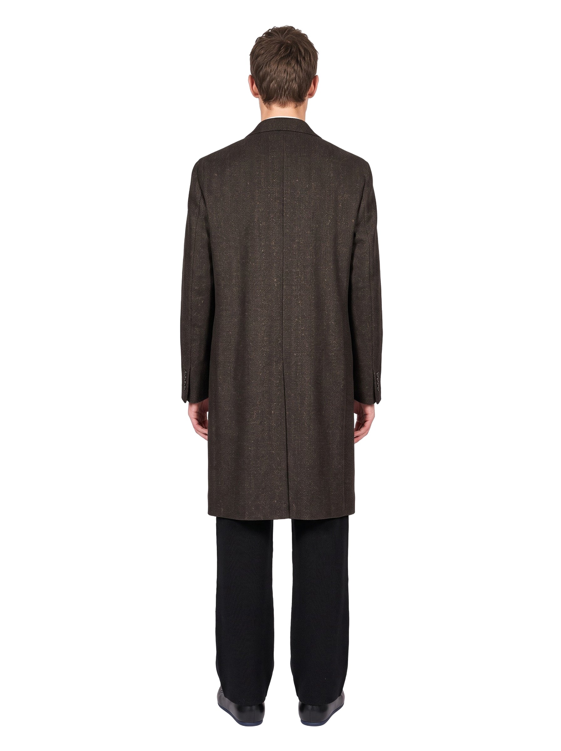 Cappotto doppiopetto Martinafranca in marrone 