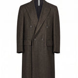 Cappotto doppiopetto Martinafranca in marrone 