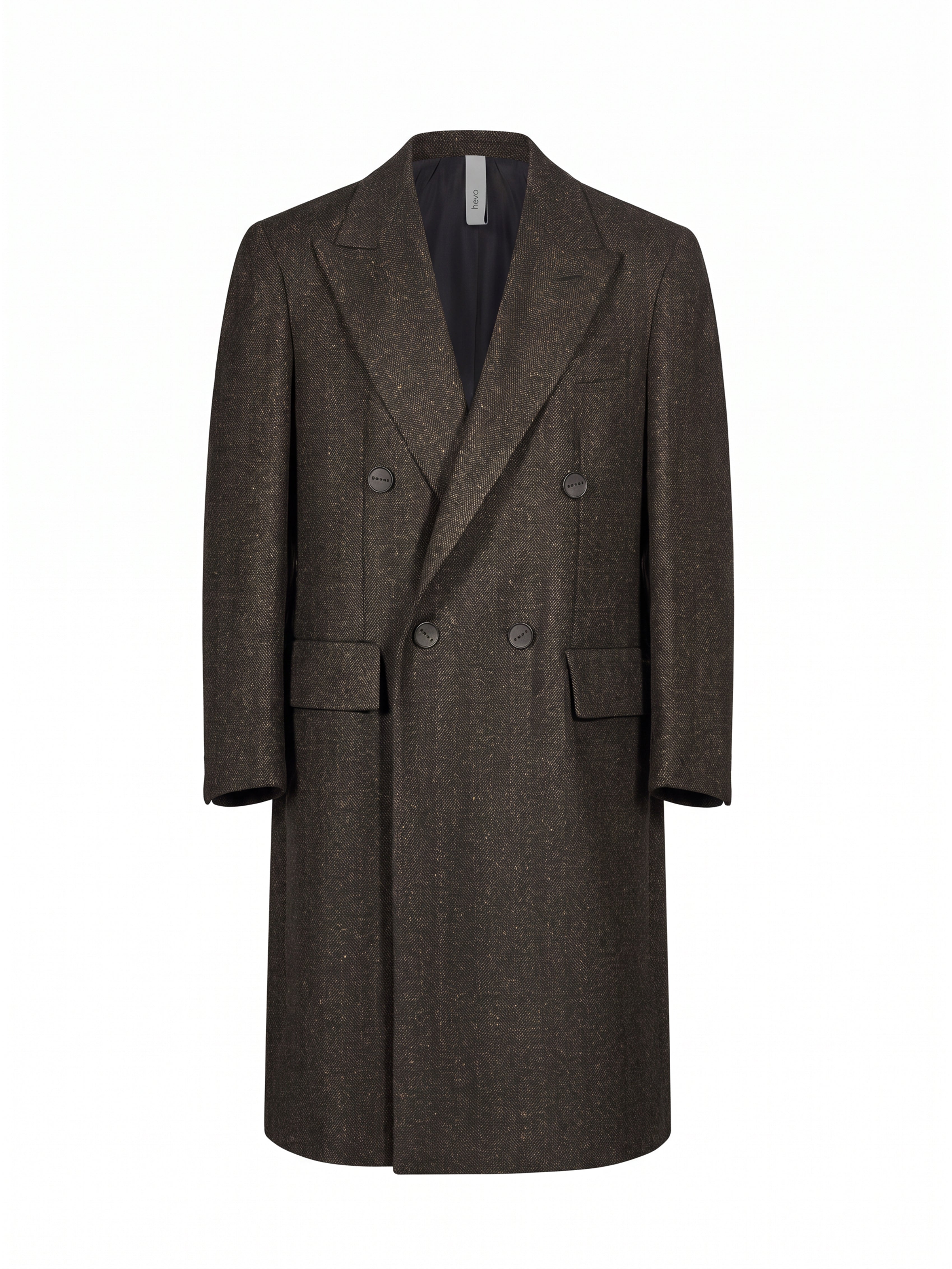 Cappotto doppiopetto Martinafranca in marrone 