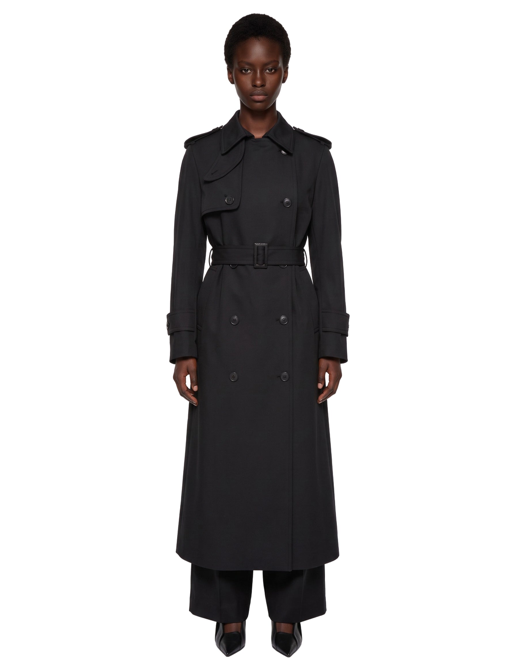 Trench Rivabella in nero 