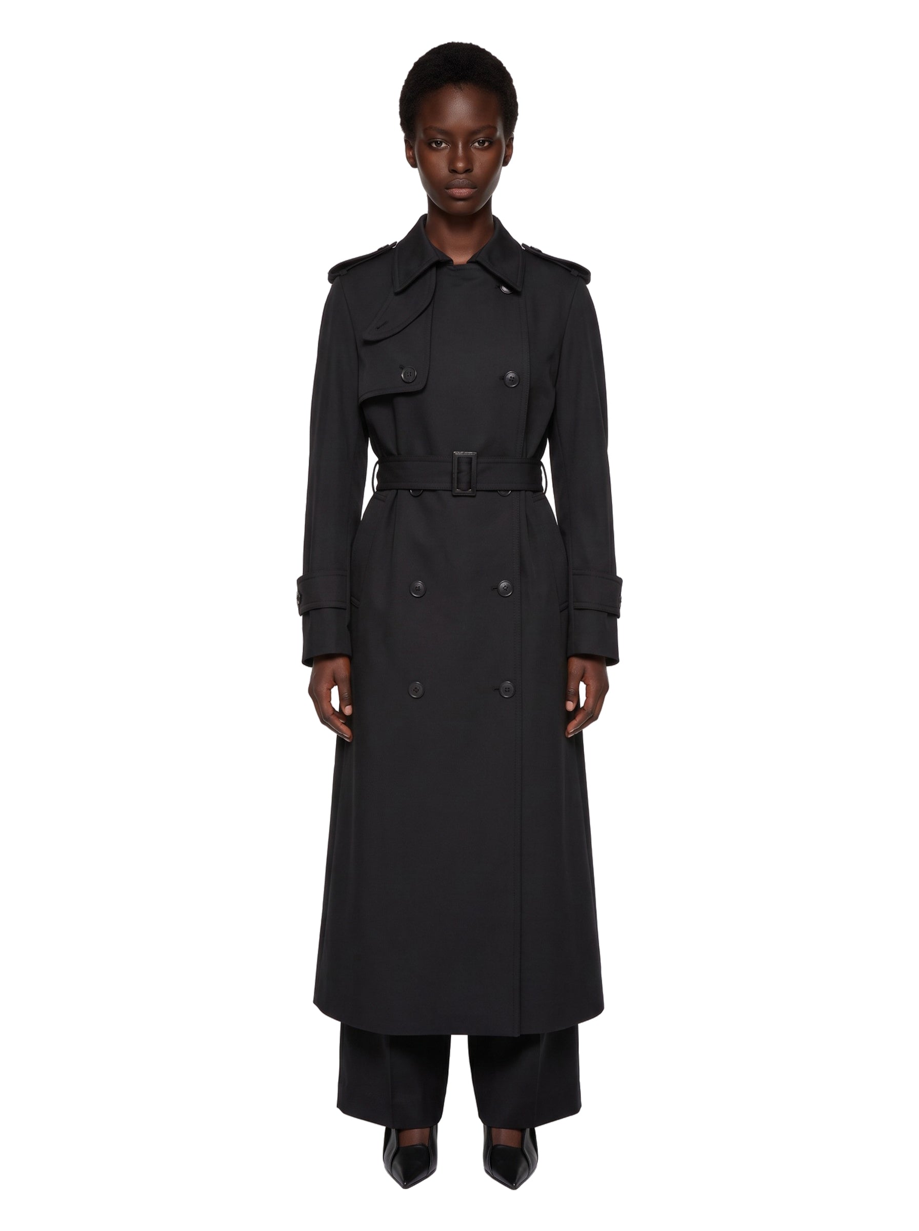 Trench Rivabella in nero 