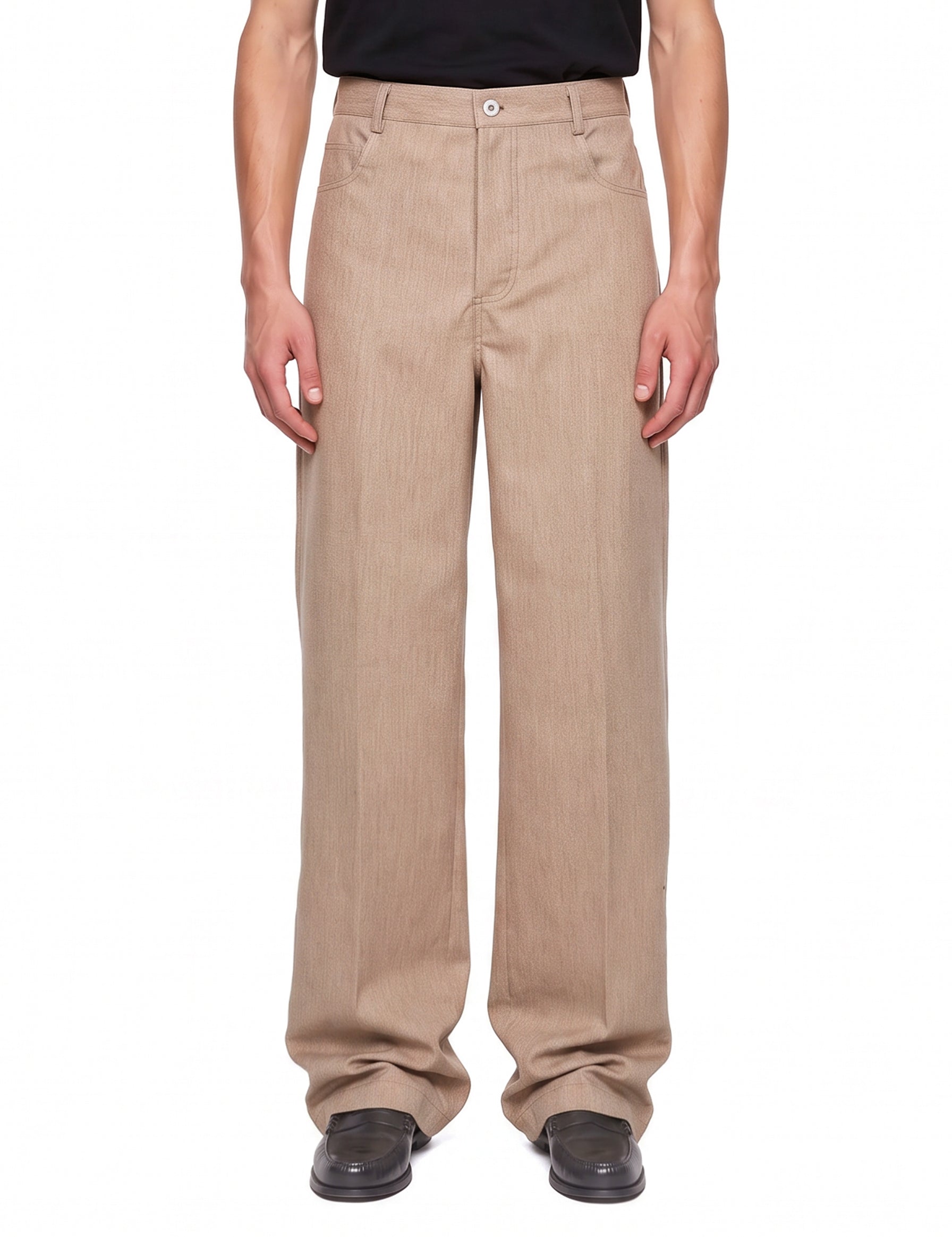 Pantaloni Torrefiume in beige 