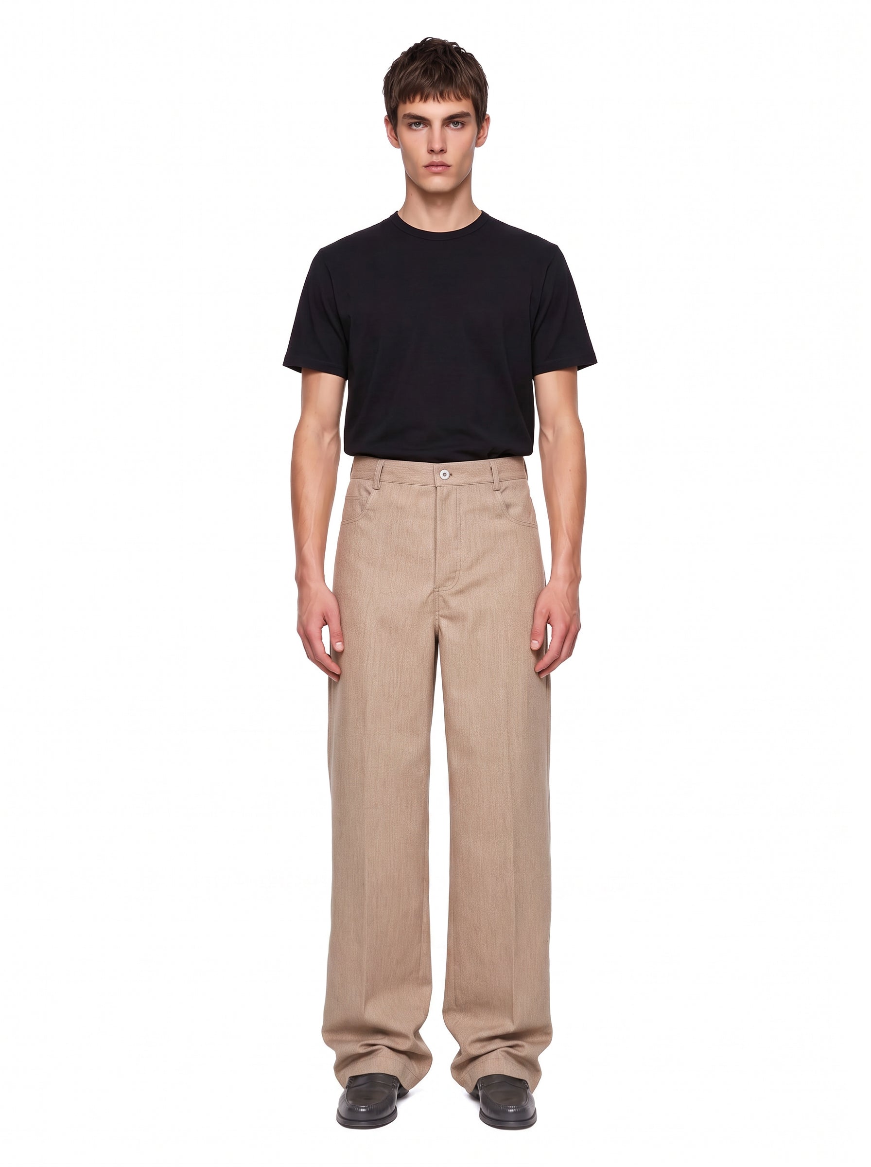 Pantaloni Torrefiume in beige 