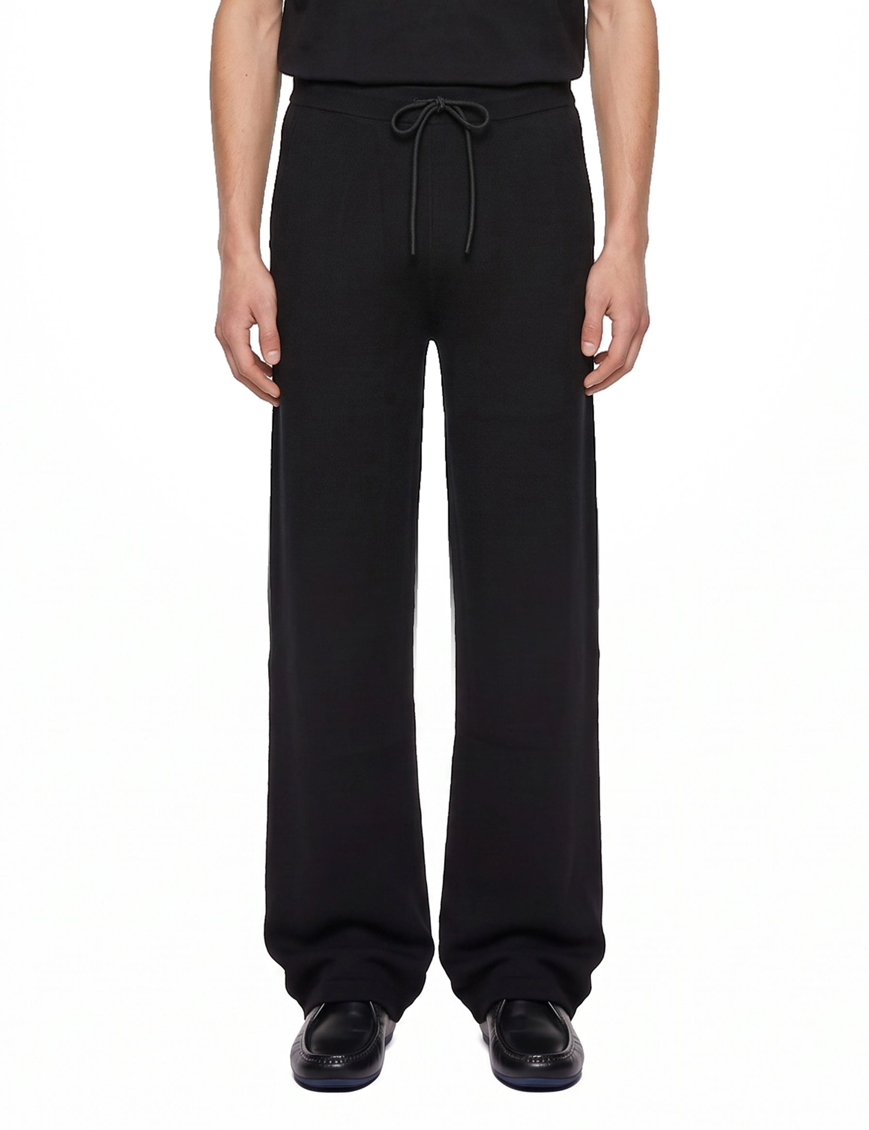 Pantaloni in maglia Torremazza in nero 
