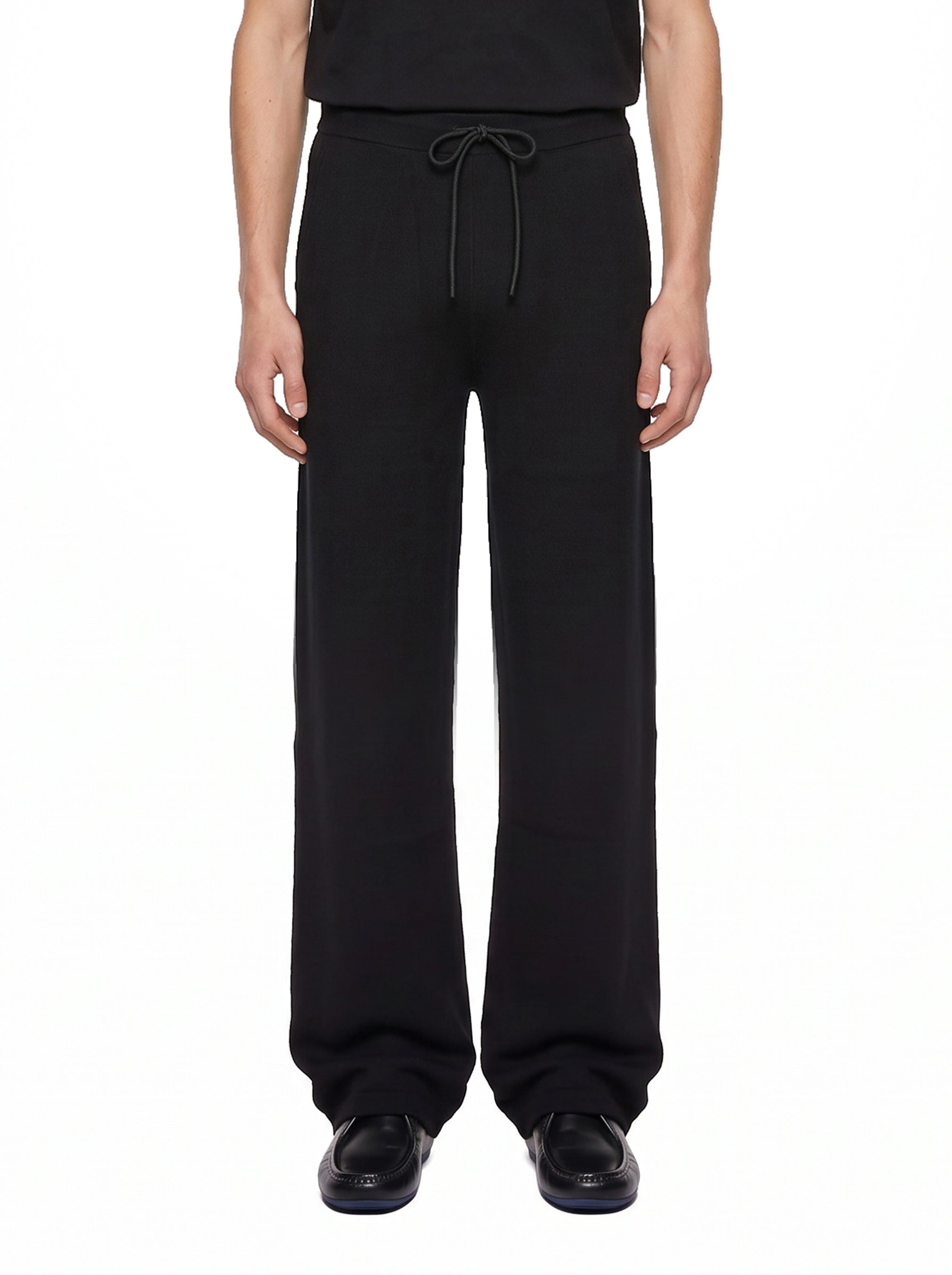 Pantaloni in maglia Torremazza in nero 