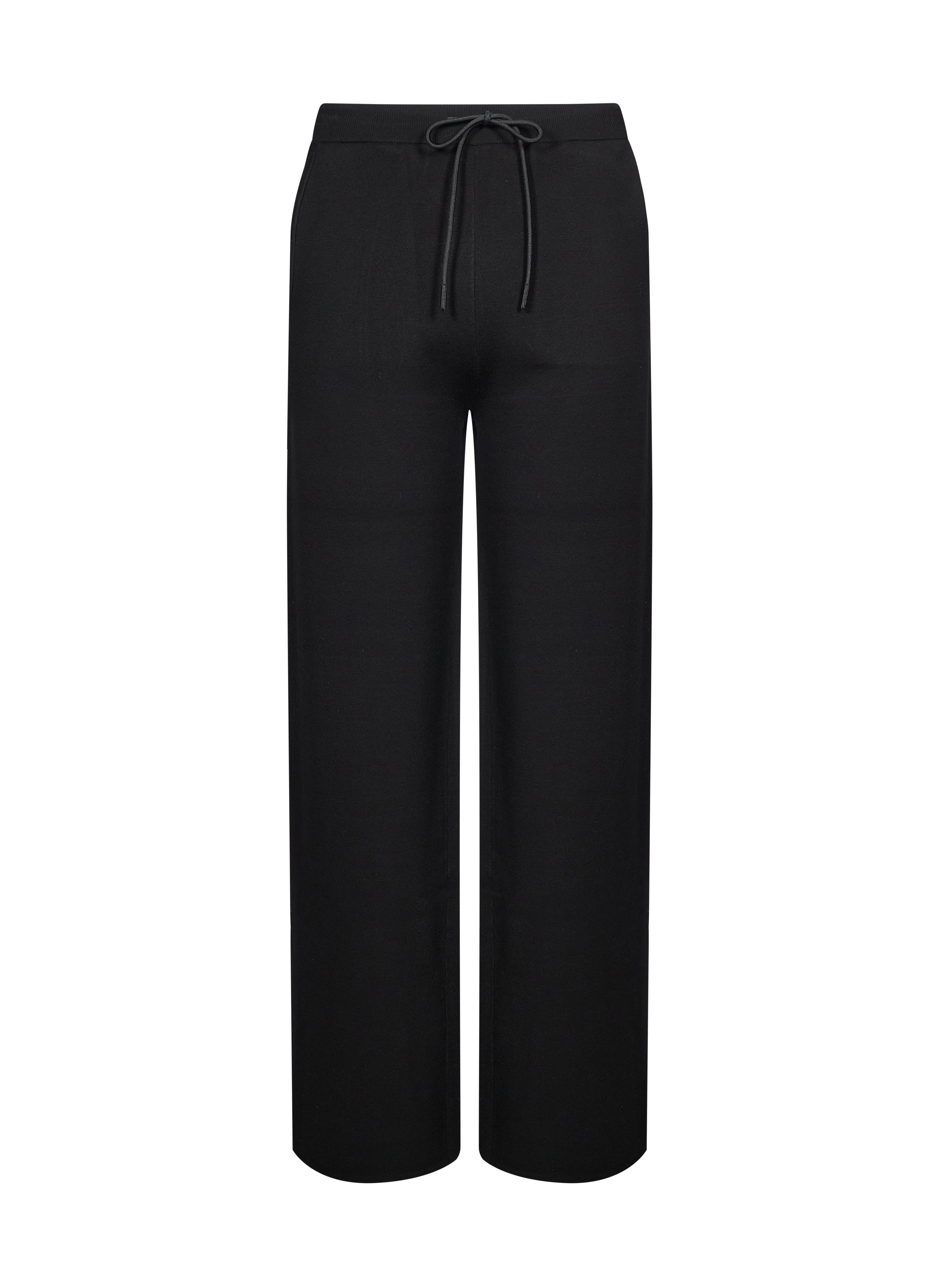 Pantaloni in maglia Torremazza in nero 