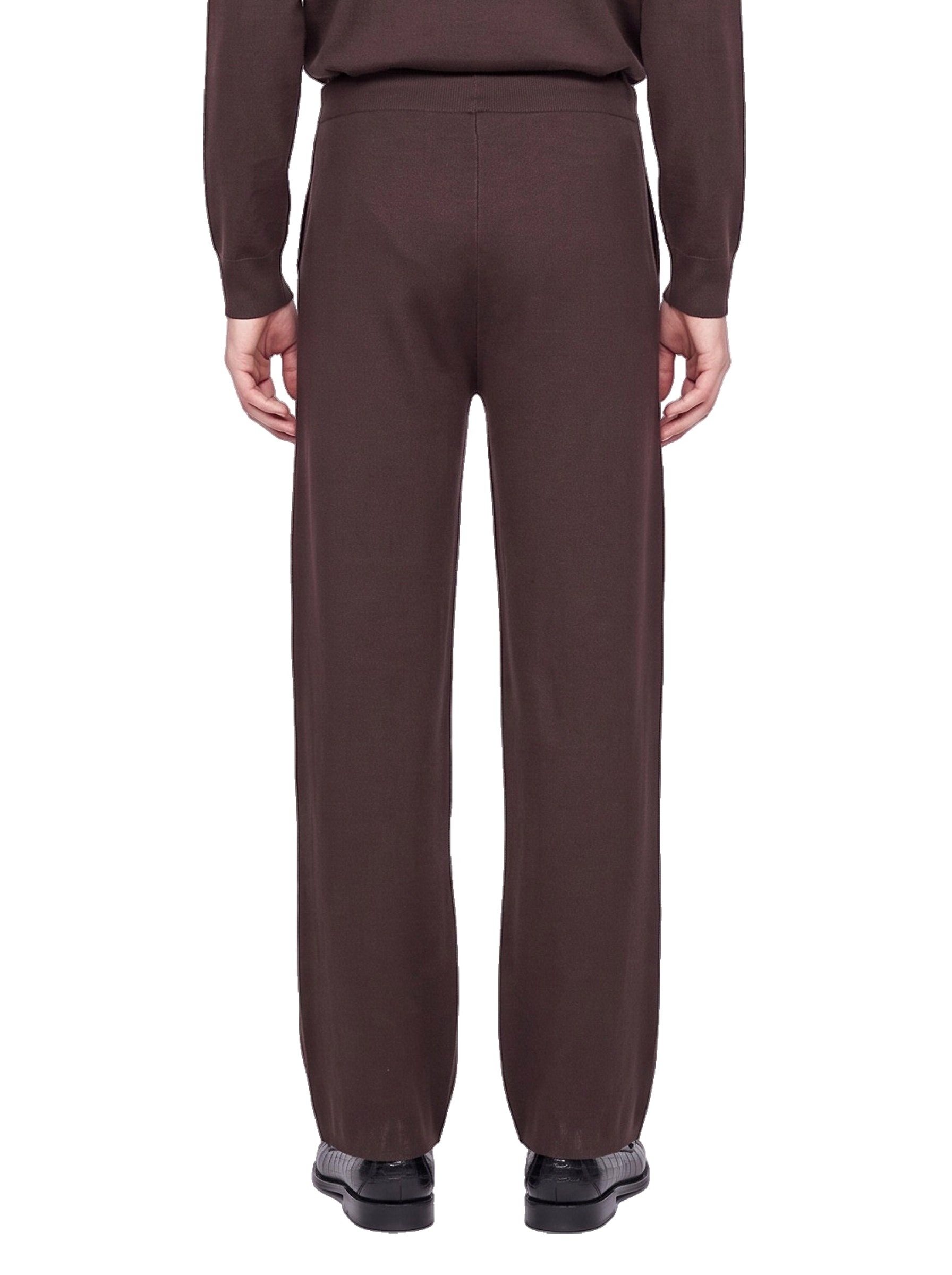 Pantaloni in maglia Torremozza in marrone 