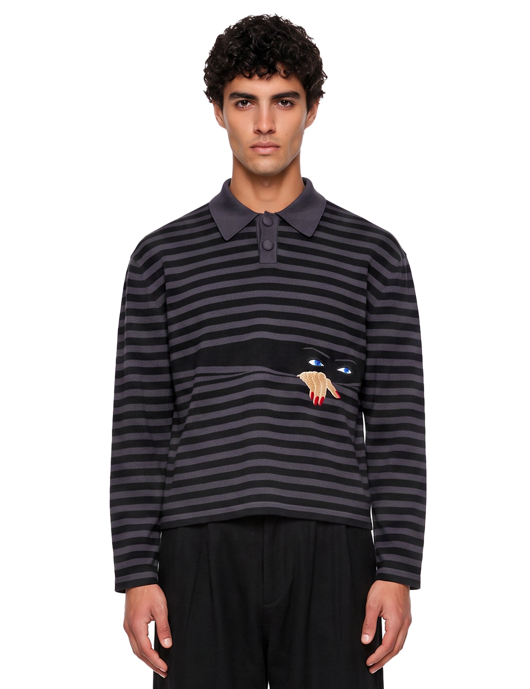 Polo a righe Peeeping multicolore 