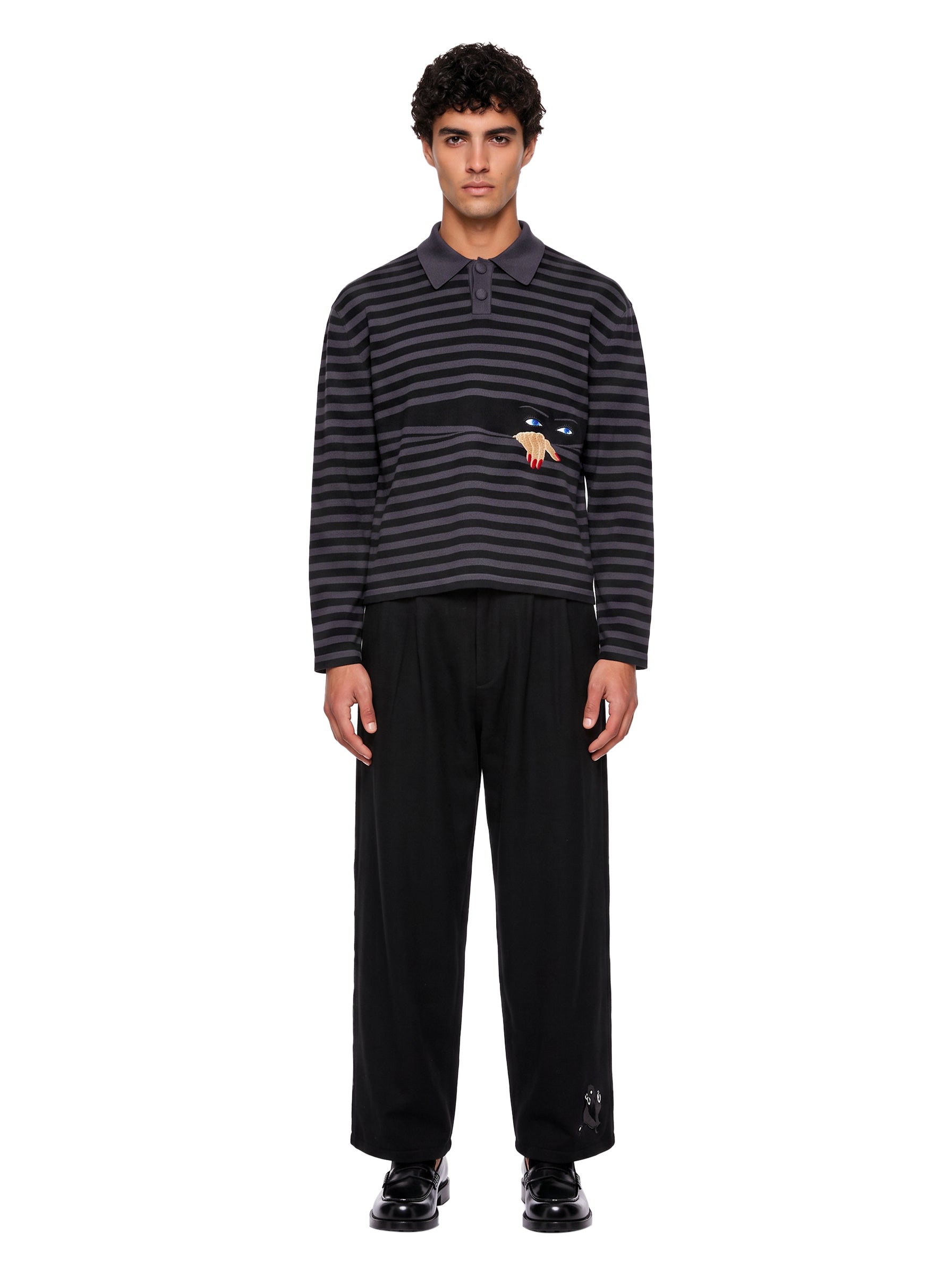 Polo a righe Peeeping multicolore 