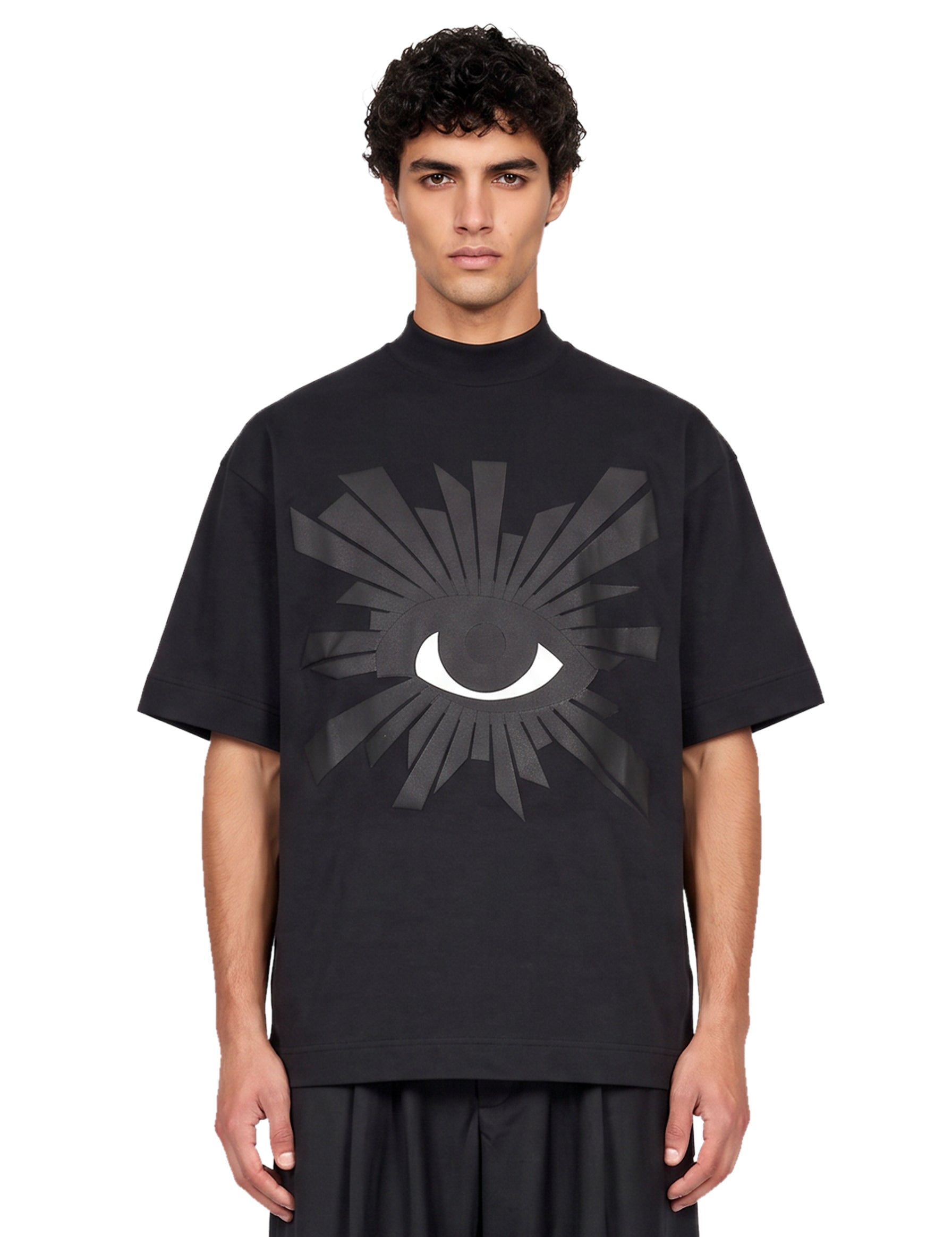 T-shirt con stampa grafica All Seeing in nero 