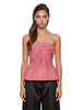 Top peplum Demea in rosa