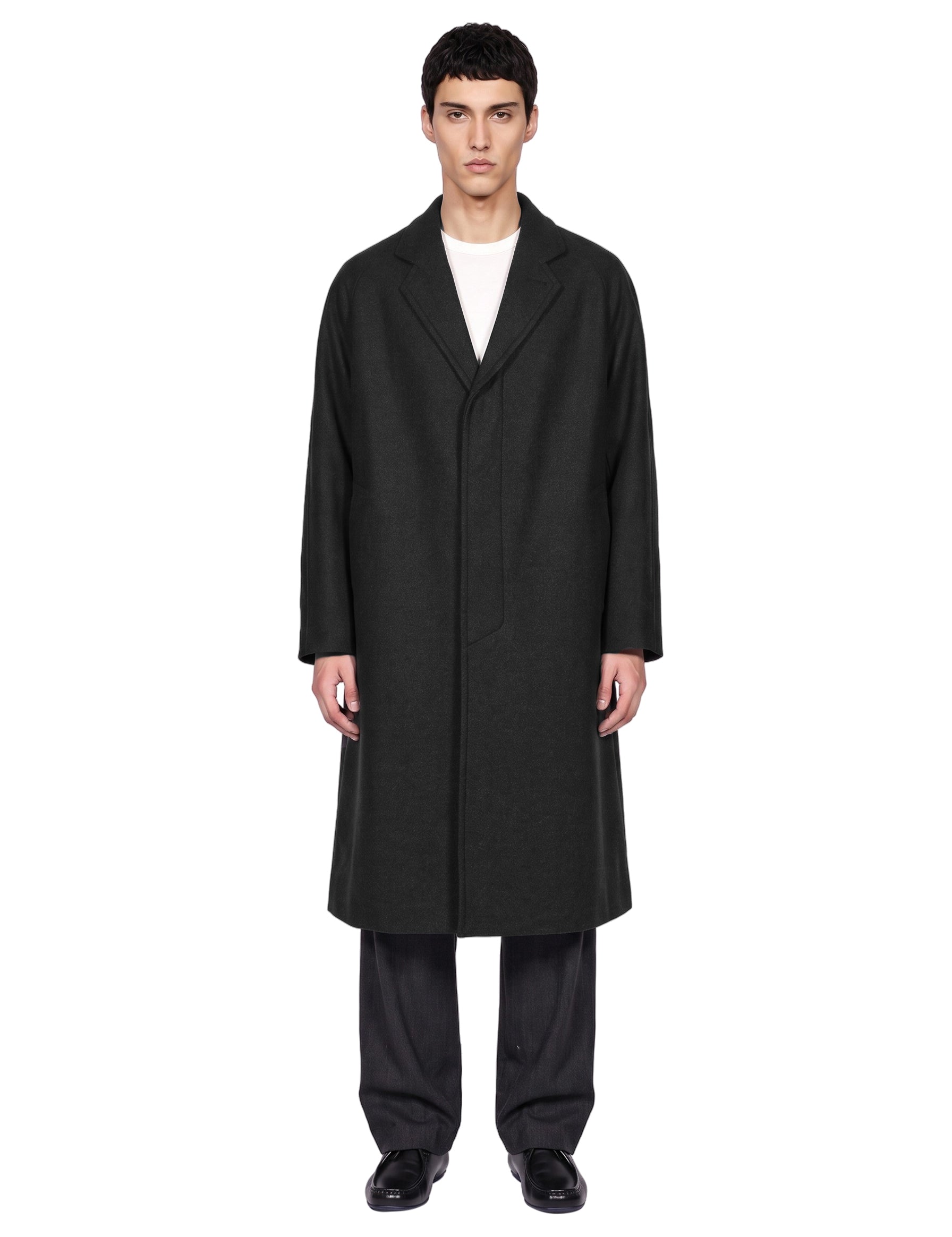 Cappotto sartoriale in grigio antracite 