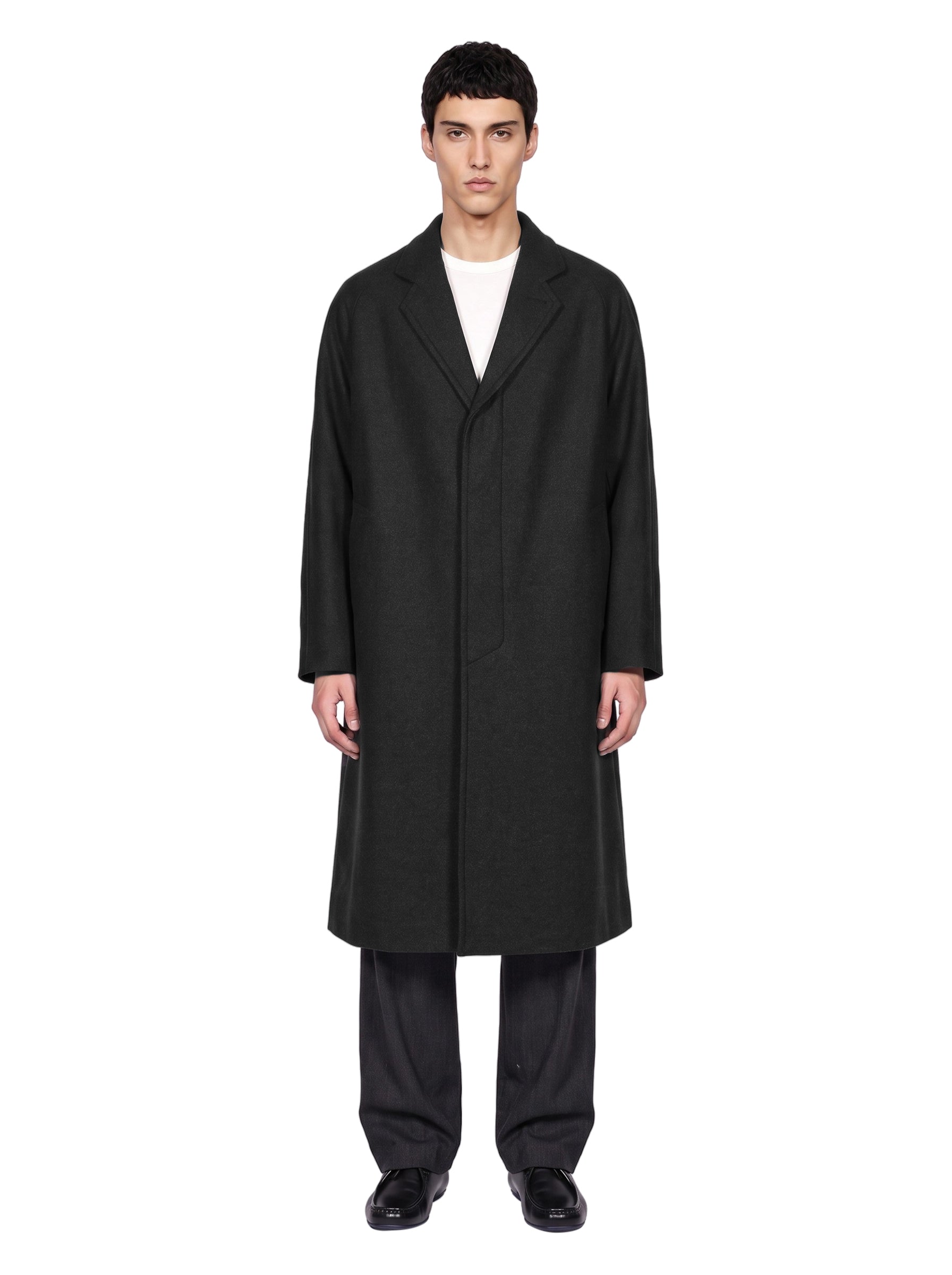Cappotto sartoriale in grigio antracite 