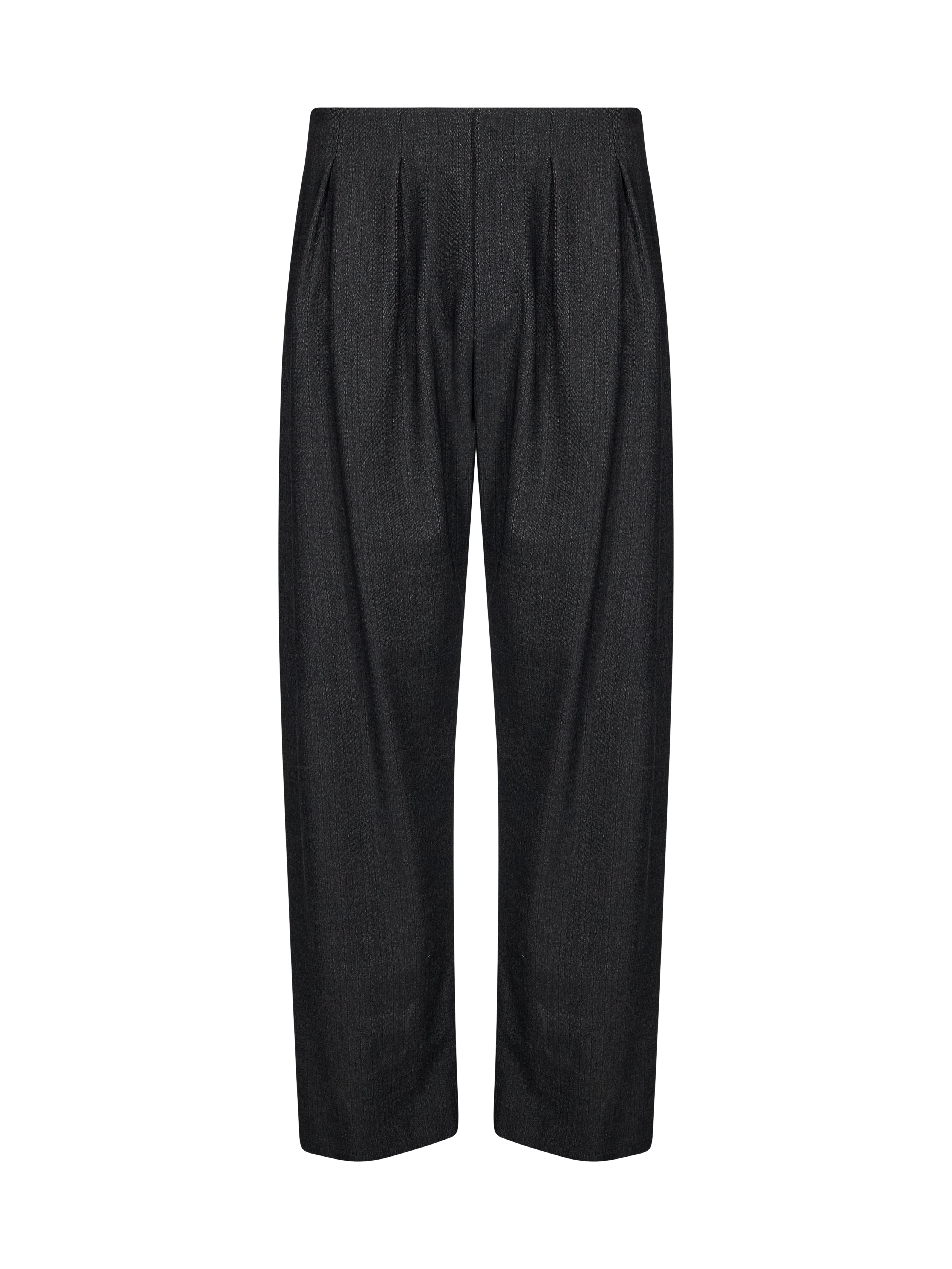 Pantaloni a gamba ampia in grigio antracite 