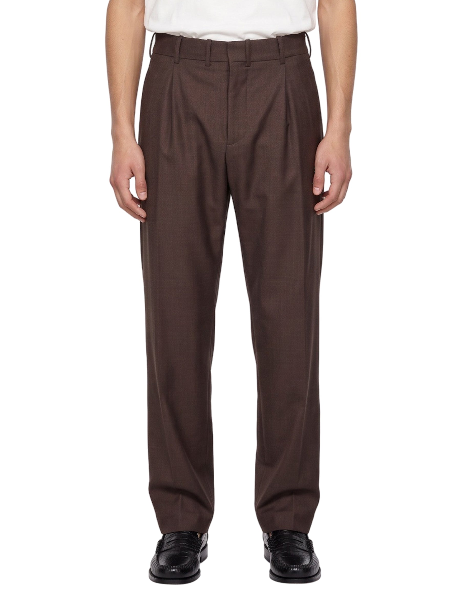 Pantaloni sartoriali Nave in marrone 