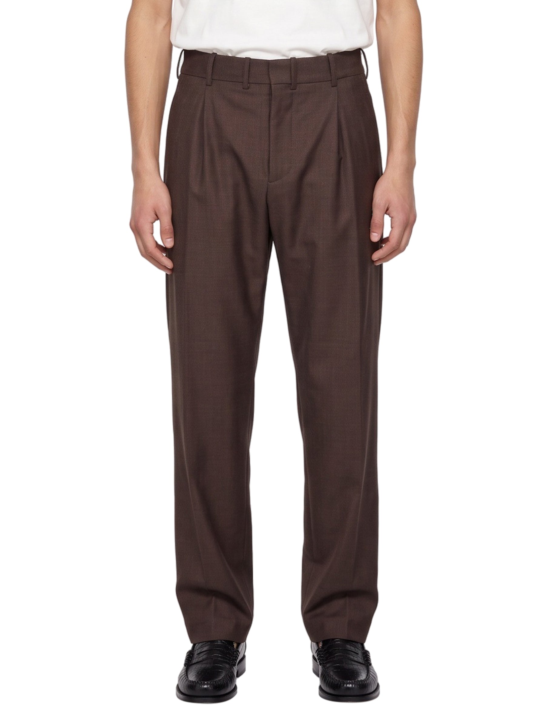 Pantaloni sartoriali Nave in marrone 