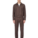 Pantaloni sartoriali Nave in marrone 