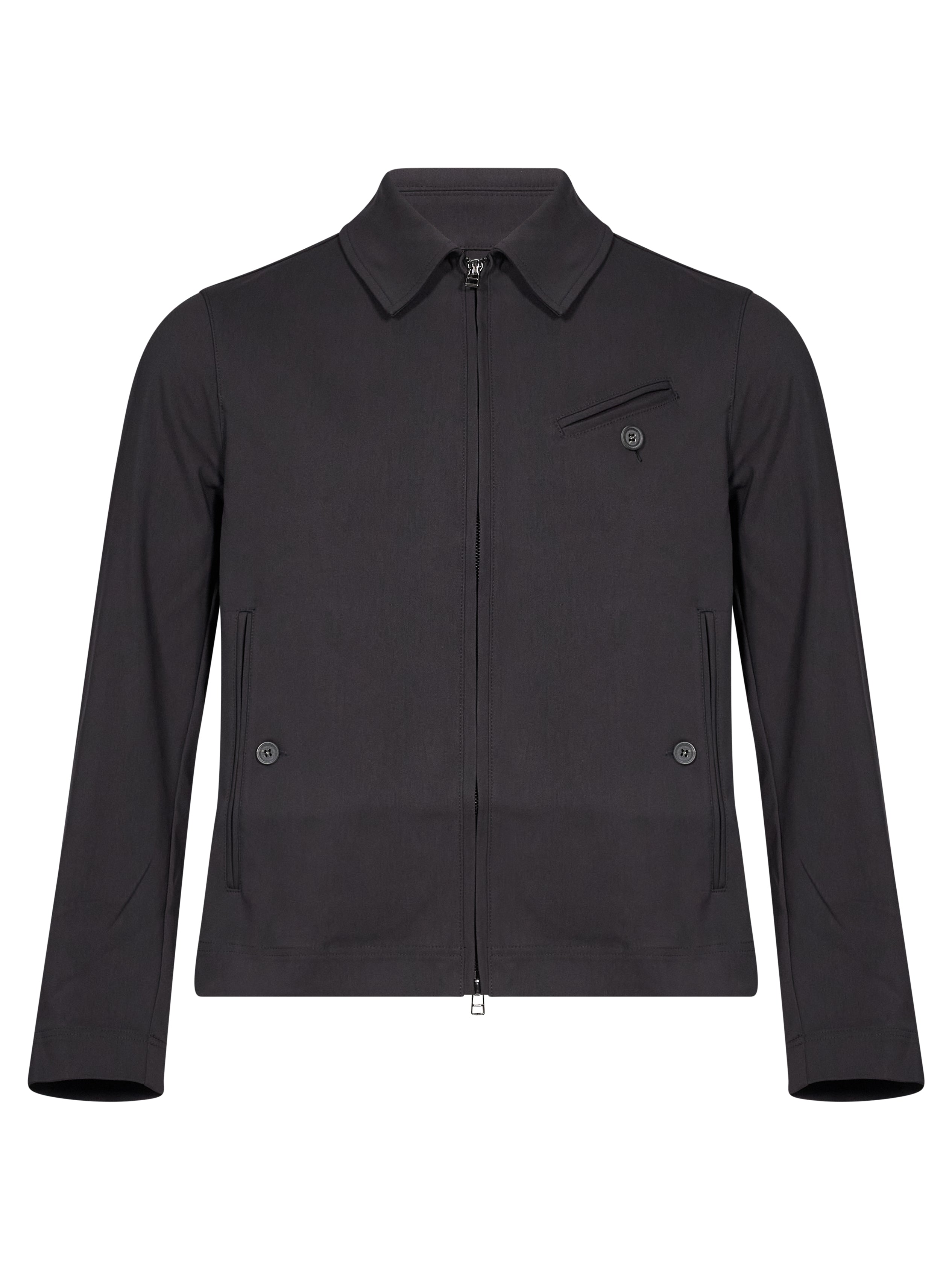 Giacca con zip Yew in nero 
