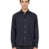 Camicia con tre colli in nero 