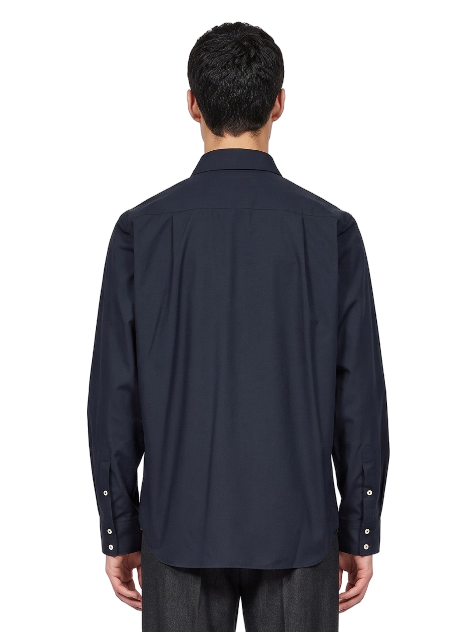 Camicia con tre colli in nero 