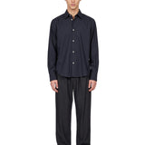 Camicia con tre colli in nero 