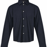 Camicia con tre colli in nero 
