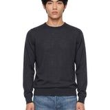 Maglione Lundy in lana merino grigio 
