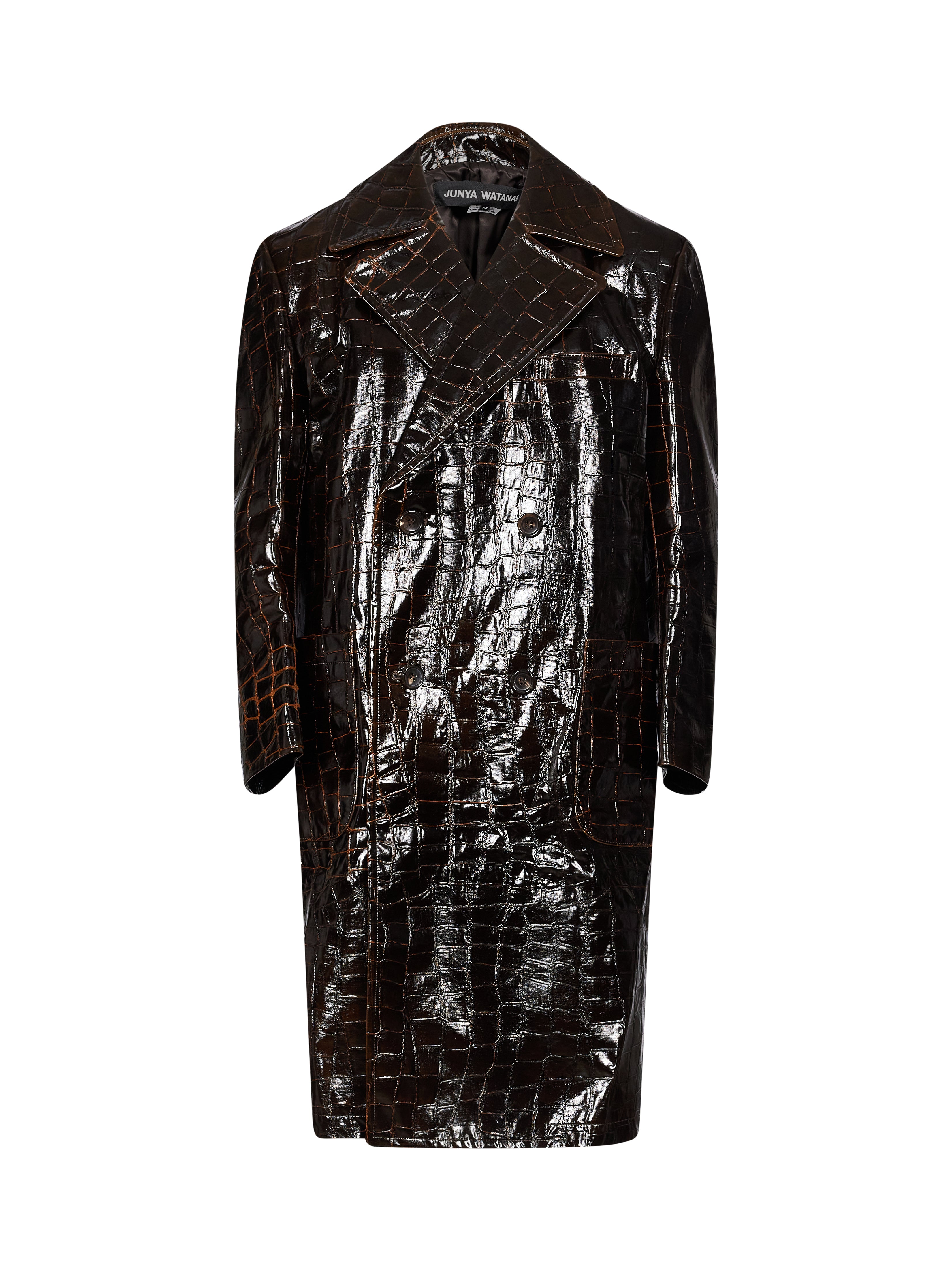 Cappotto effetto cocco in marrone 