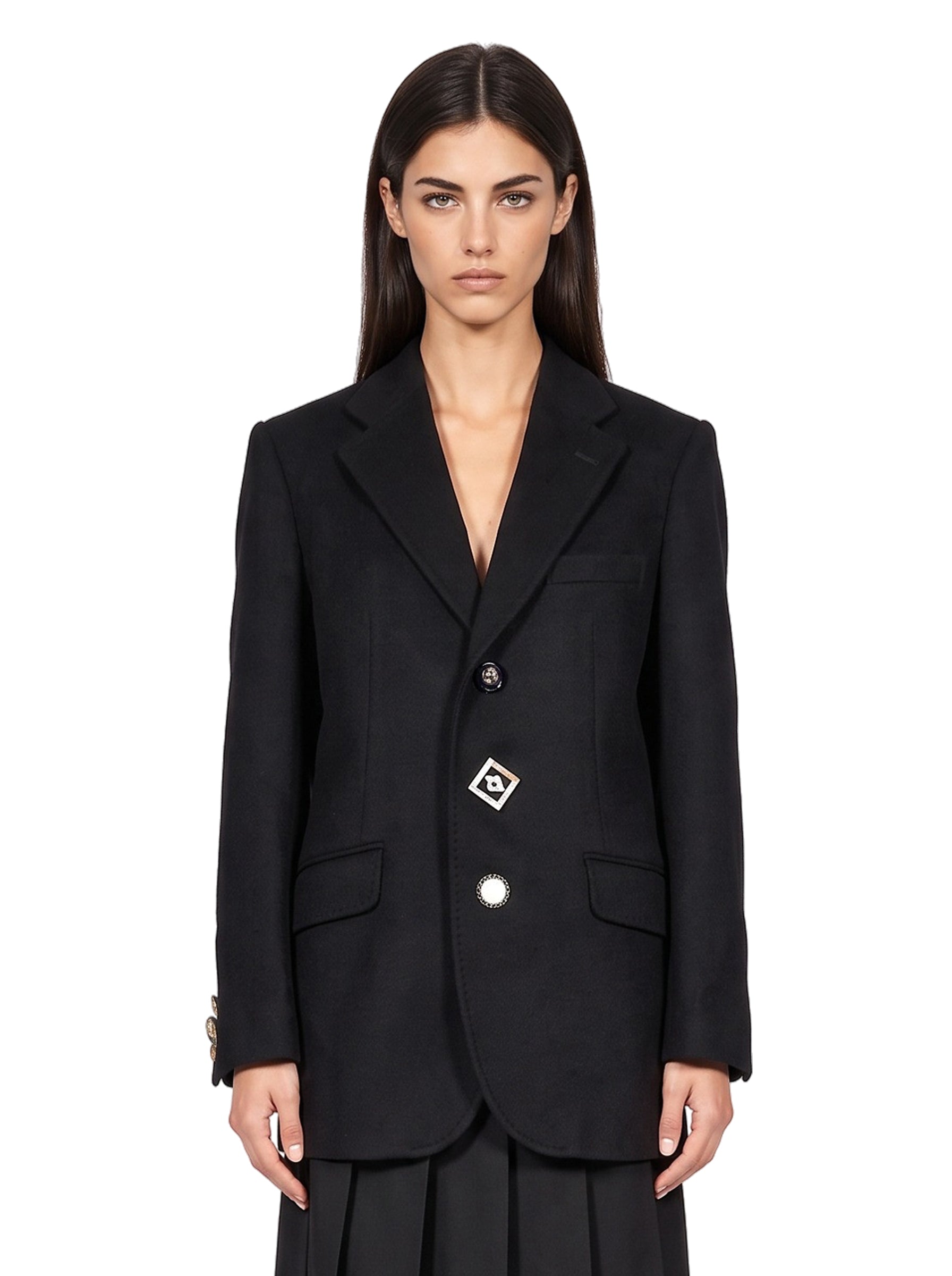 Blazer sartoriale in nero 