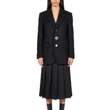 Blazer sartoriale in nero 