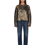Maglione girocollo multicolor 