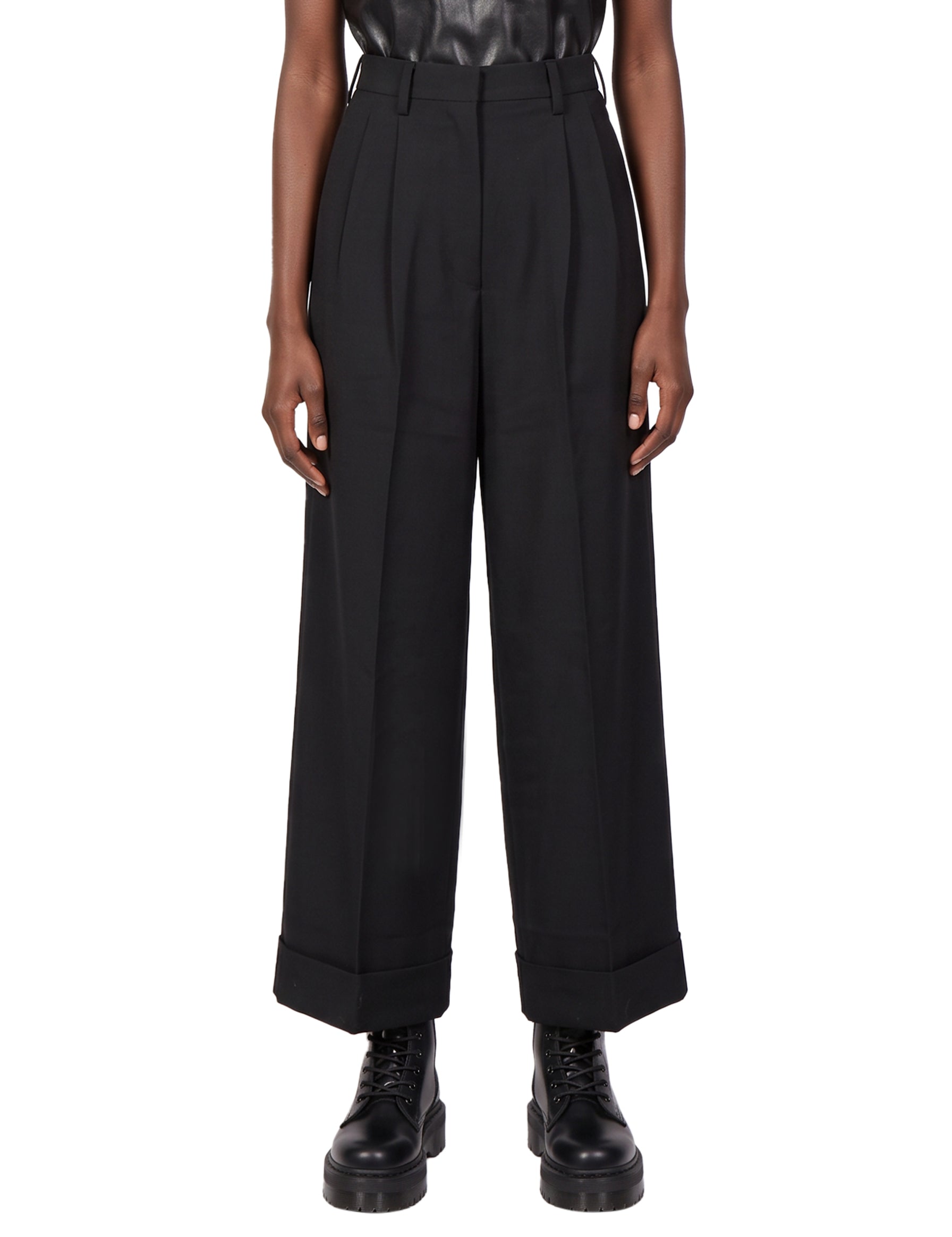 Pantaloni sartoriali in nero 