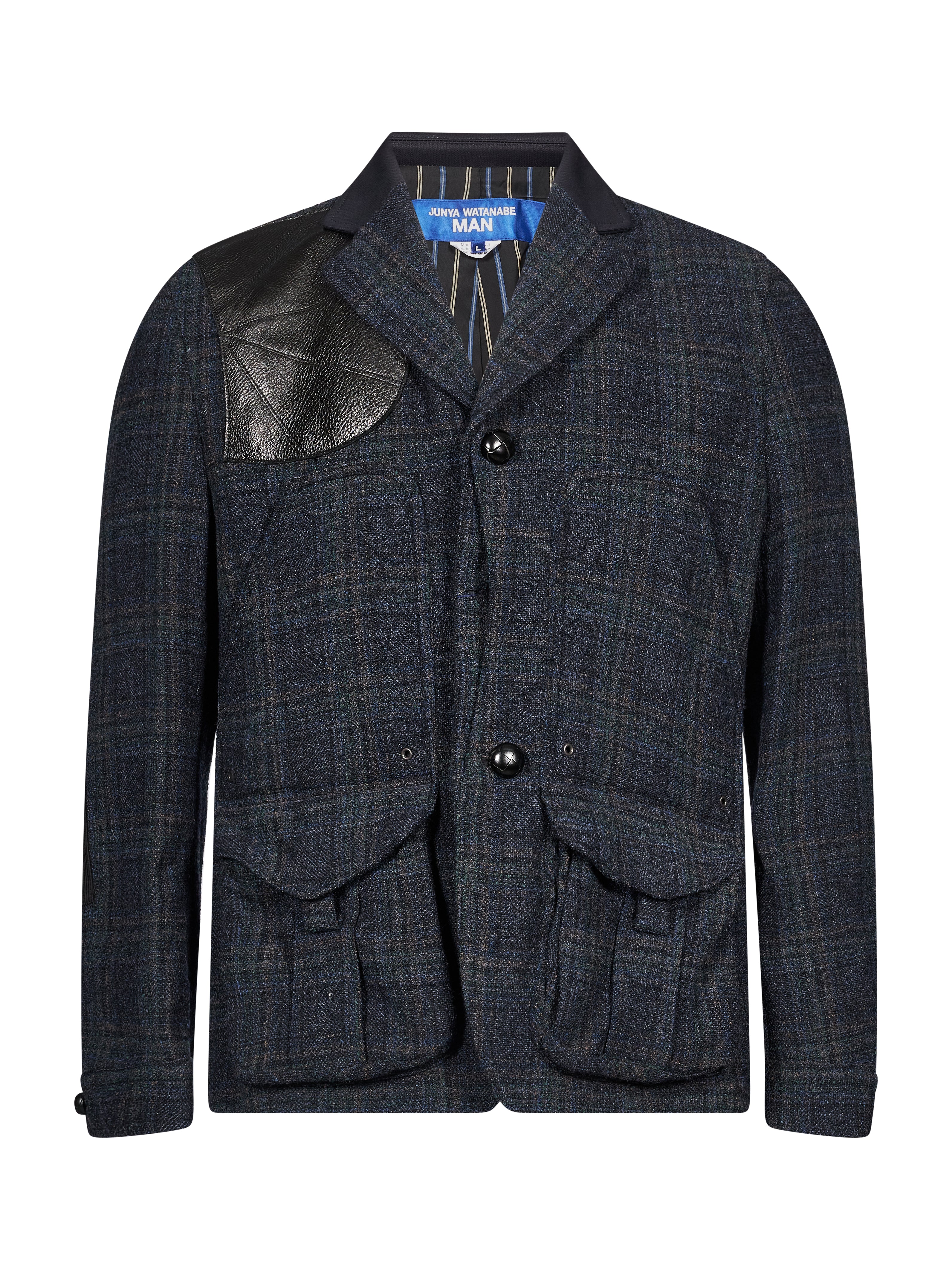 Blazer a quadri multicolor 
