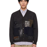 Cardigan patchwork multicolor 