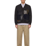 Cardigan patchwork multicolor 