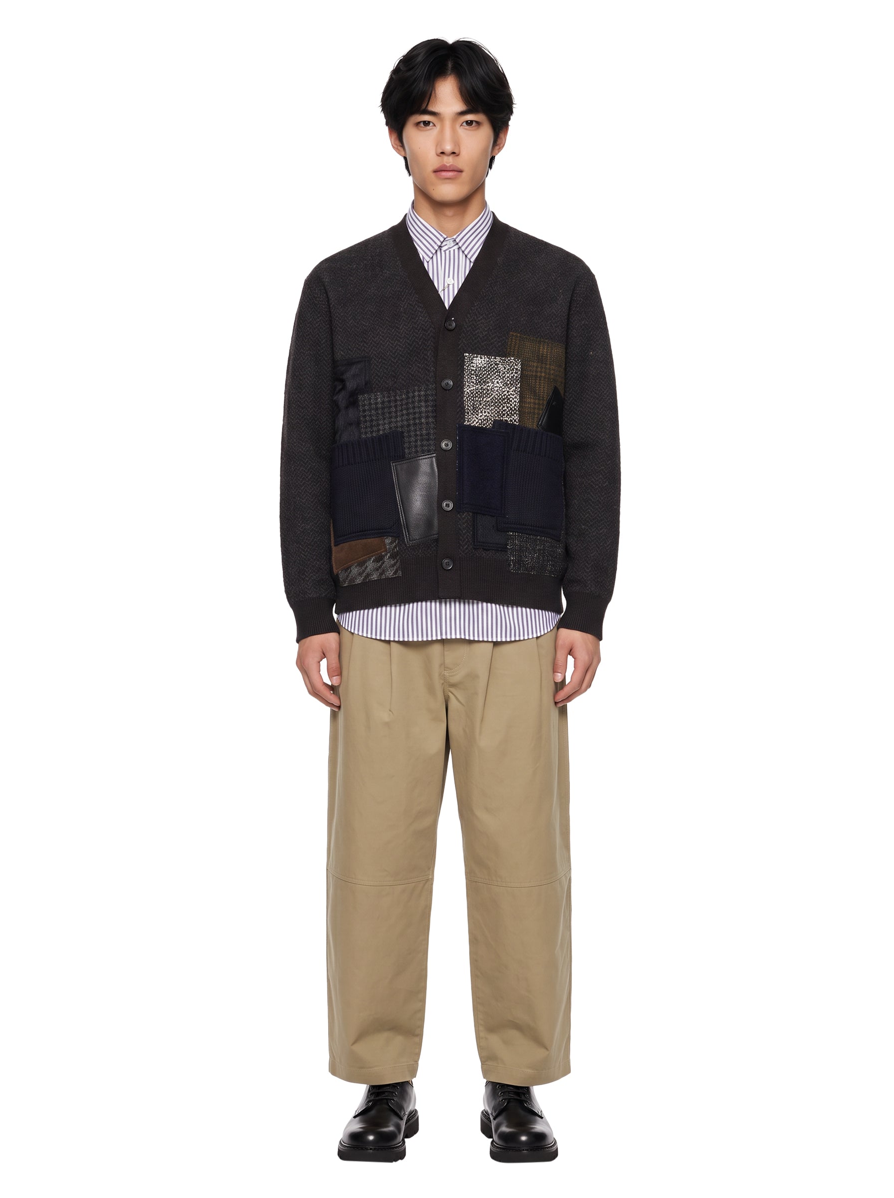 Cardigan patchwork multicolor 