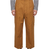 Pantaloni dritti in marrone 
