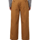 Pantaloni dritti in marrone 