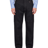 Jeans cinque tasche in nero 