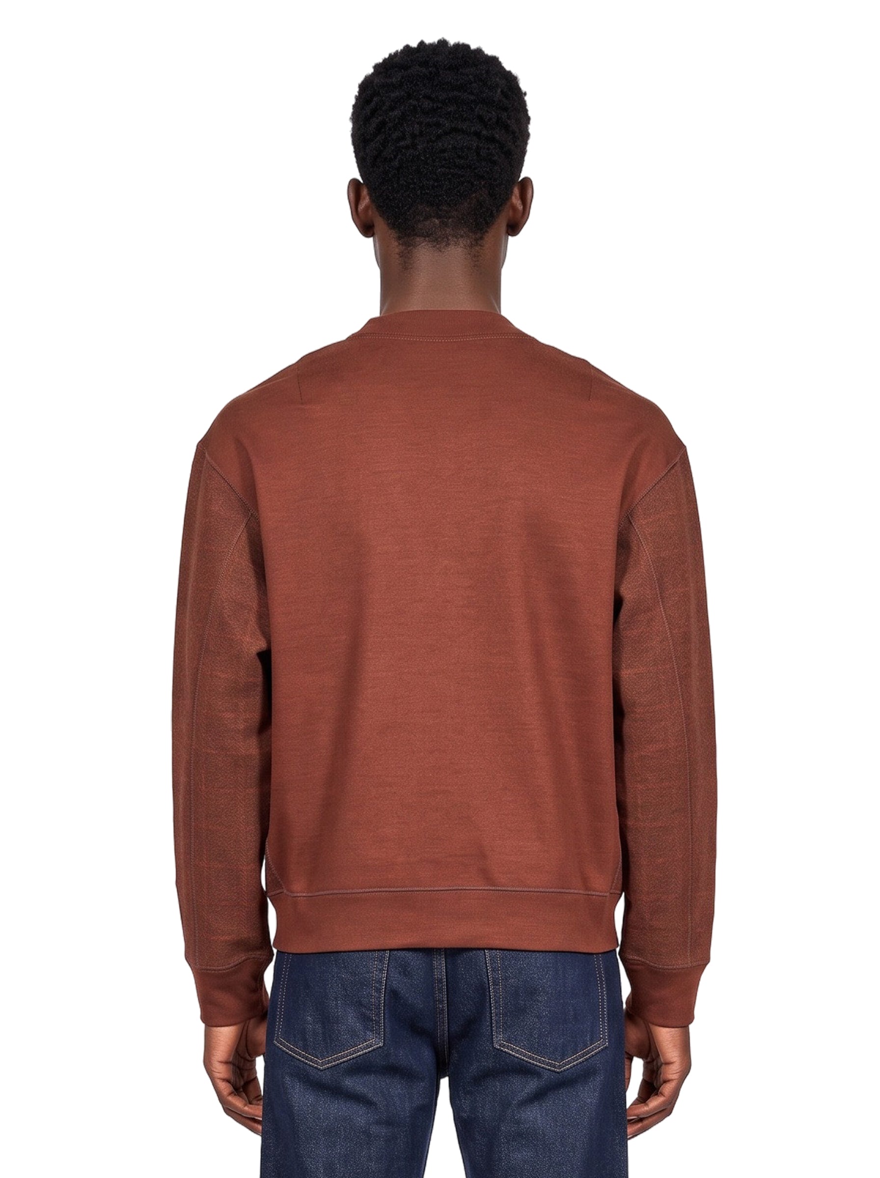 Cardigan a quadri in marrone 