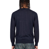 Maglione girocollo in blu 