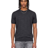 Maglia girocollo in grigio 