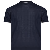Maglia girocollo in blu 