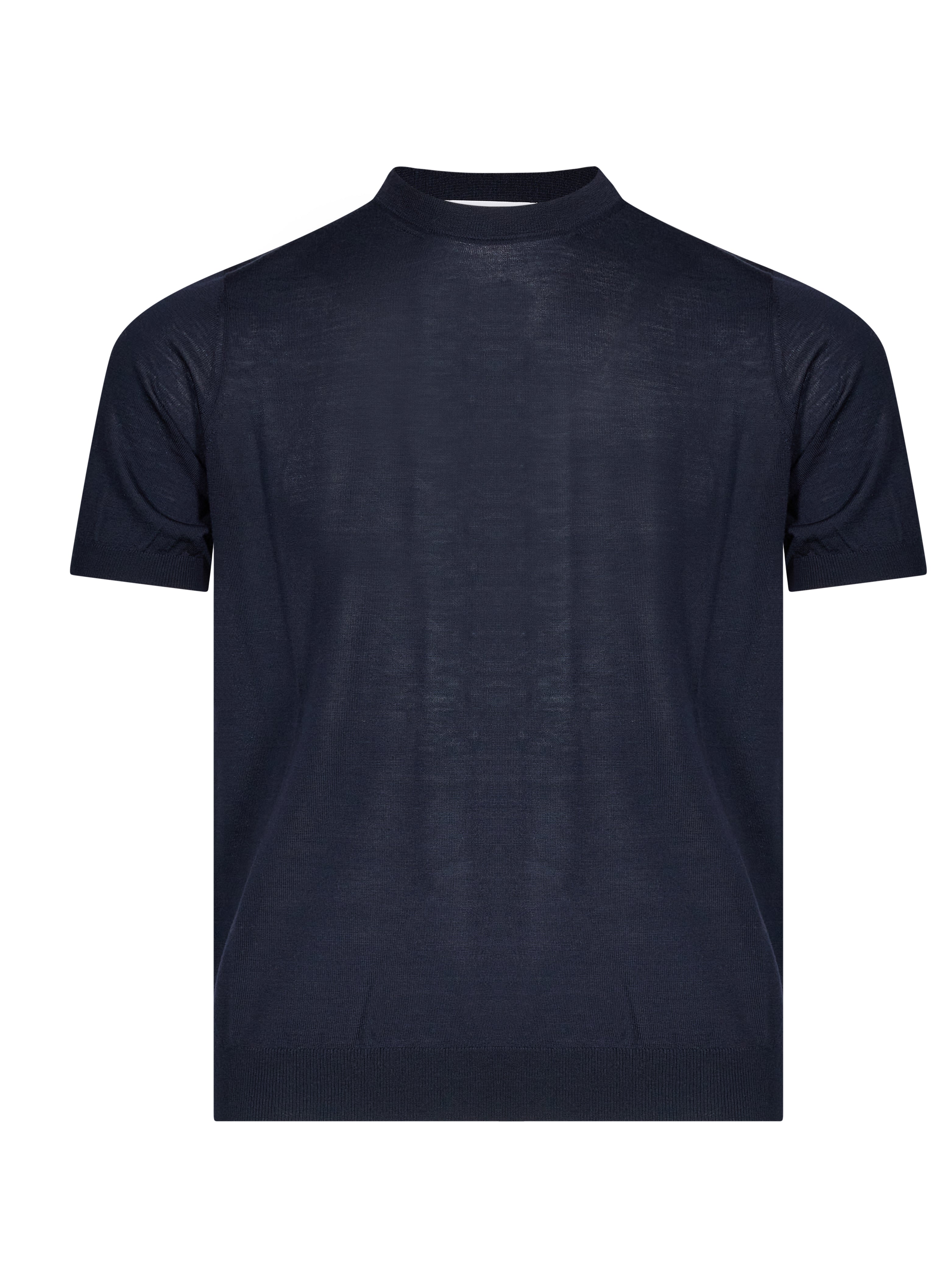 Maglia girocollo in blu 
