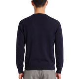 Maglione a girocollo in blu 
